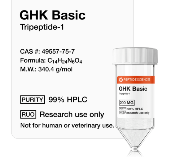 GHK Basic 200mg (Tripeptide-1) (Topical)